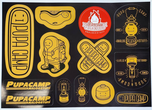 【公式】PUPA CAMP ステッカーセット(A4サイズ)