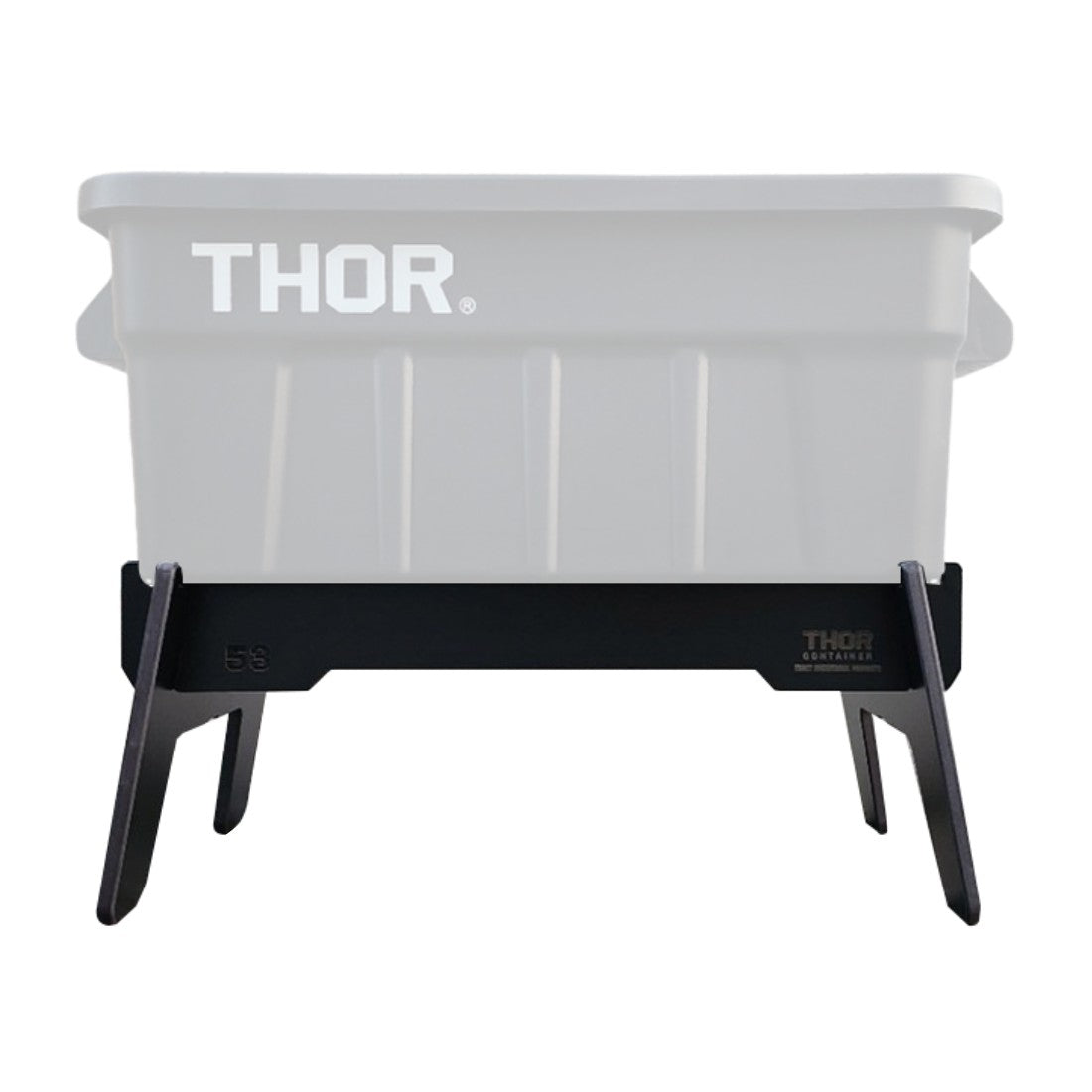 【公式】THOR コンテナ ボックス用 BLACK 天板 スタンド サイドテーブル