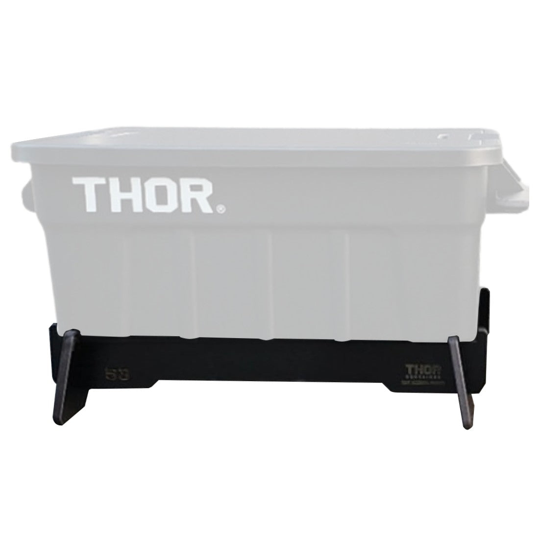 【公式】THOR コンテナ ボックス用 BLACK 天板 スタンド サイドテーブル